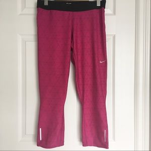 NIKE Just Do It Running Tights  Large  Cropped Legging